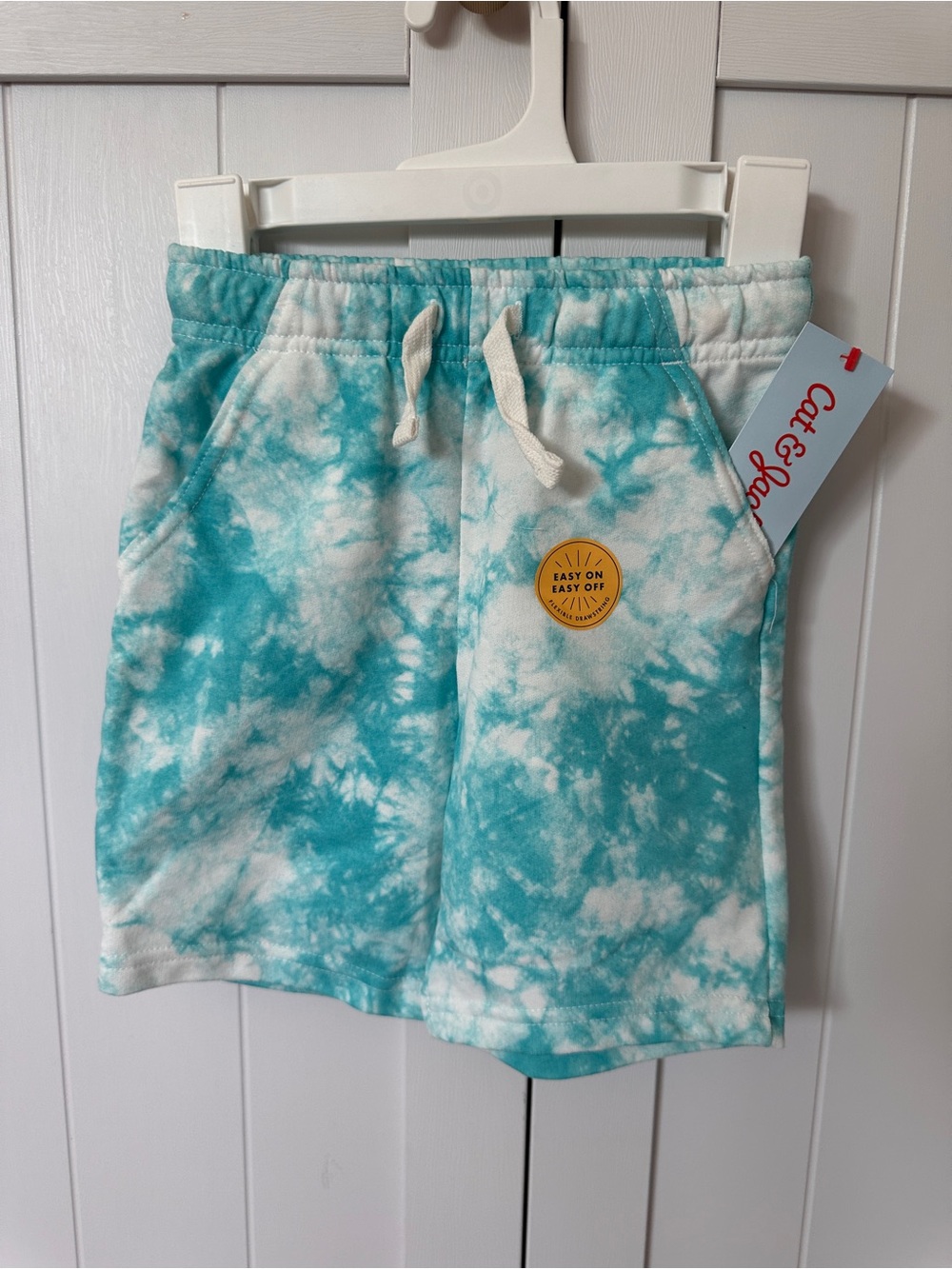 *NWT* Cat & Jack Turquoise Tie-Dye Kids Shorts